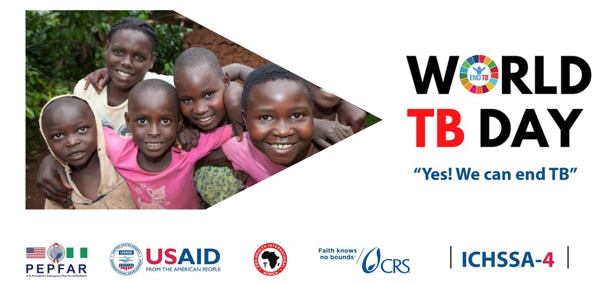 On 24th March 2024, the USAID-funded Integrated Child Health and Social Services Award (ICHSSA-4) Project will be commemorating World Tuberculosis Day by raising awareness and advocating for efforts to eliminate tuberculosis

#ICHSSA-4#WorldTBDay#JoinustoEndTB!