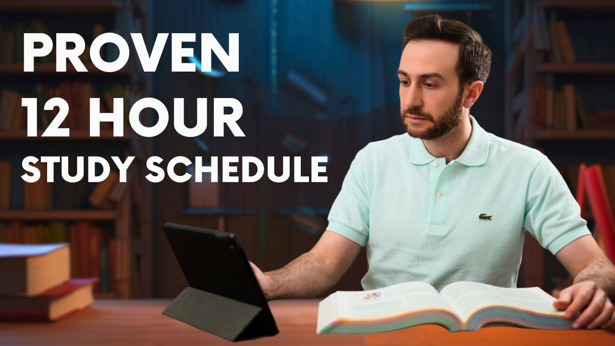 malkeasaad's tweet image. ⚡️New YouTube Video on Smart 12-Hour Study Schedule!

🎬 Watch Now: youtu.be/AHSb91IDM0k
.
🎒 Want to know how those who rank in the 99th percentile study?
➡️Crash course here: cutt.ly/B7Xp4jX
.
.
.
#study #schedule #studyschedule #studysmart