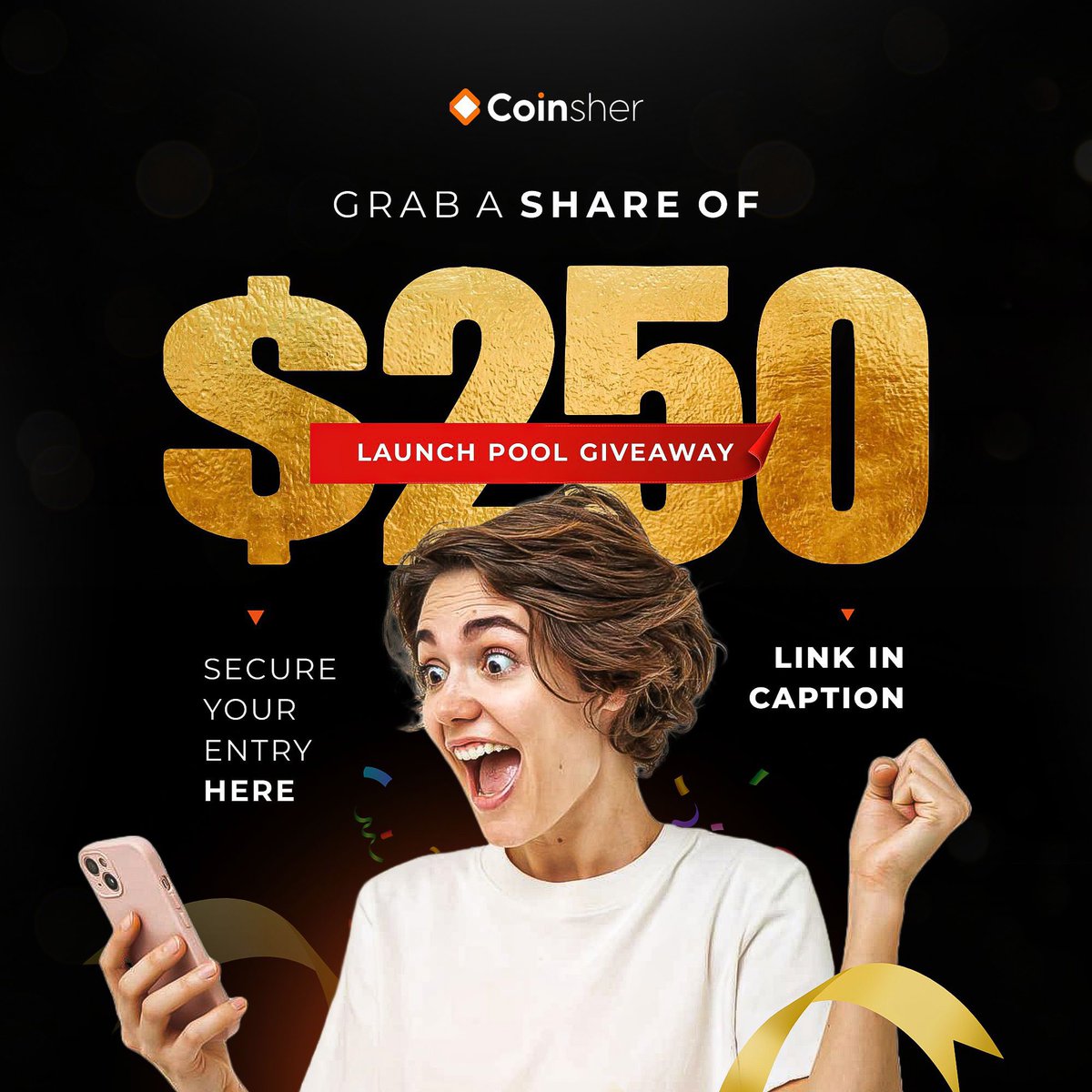 coinsherxchange's tweet photo. Submit your Coinsher Launch Giveaway entry here: https://t.co/AWl3CM8s9k https://t.co/ewkURqdF6u