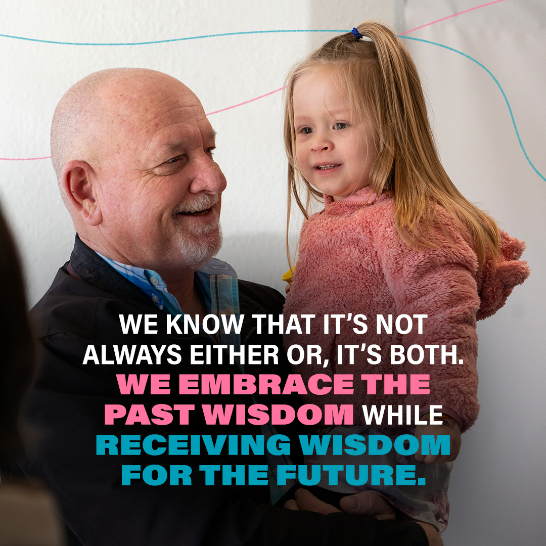 We run to the future, while appreciating the past. It's both.