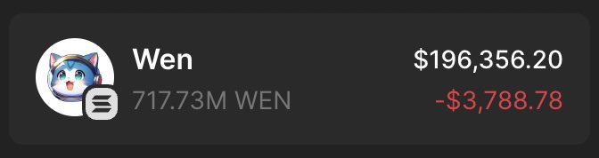 Giving away $1000 in $WEN ♥️

Drop your $SOL addy, RT &amp; follow w/🔔

~ 24 hours ⏰