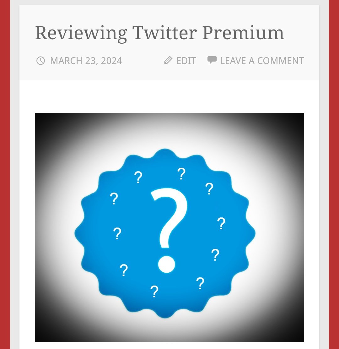 After some time spent gathering statistics it is time to review my Premium experience on this platform.

Link in reply