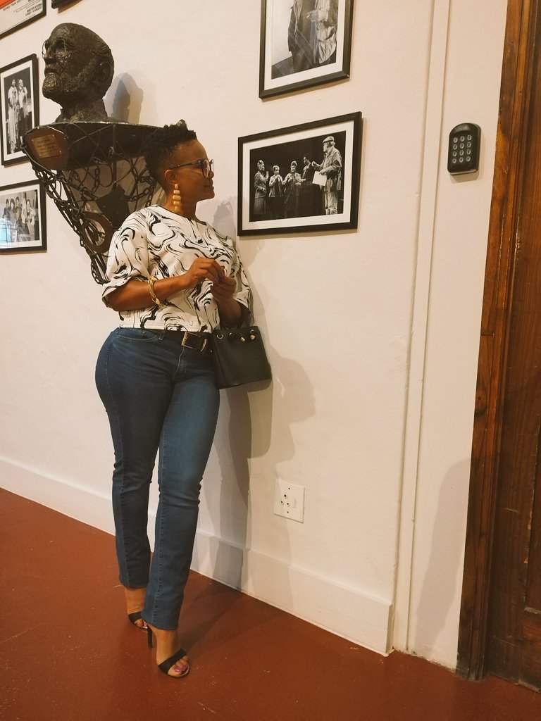 With my poses, you'd swear I don't work in the Entertainment industry🤣🤣🤣🤣 #Sophiatown was amazing
