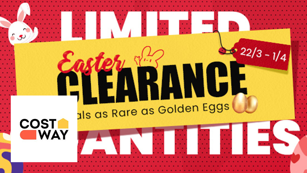 ShopGeniusSales's tweet image. Deal of the Day!

The Easter Clearance Sale is in full swing at Costway! Save up to 60% off furniture, home décor, toys, electronics, and more! Rush on over to bit.ly/3IPsuID before the best items are gone!

#DOTD #ShopGenius #CostWay #Easter #Sale #Deal