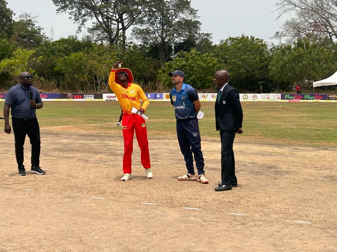 FINAL - Zimbabwe won the toss and put Namibia in to bat first 🪙 Who's winning today? 🤔 Live: t.ly/0GBGl #AfricanGamesCricket #ZIMvNAM Scorecard 📝 t.ly/R1Ypc