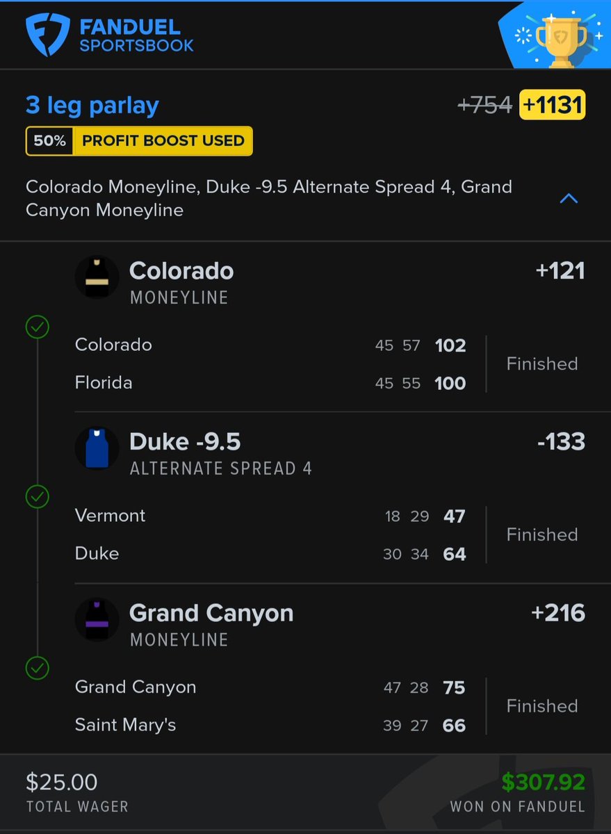 Shoutout to <a href="/ThePicksPro/">JT @ PicksPro</a> for this parlay! 🙌🏾🙌🏾🙌🏾