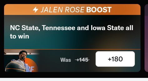TheeDegenBoosts's tweet photo. Boosts Minni Thread

Had to get it out early today.

BetMGM
Jalen Rose Boost +180
-1.1%, 183 (35.3%) https://t.co/DMtmCTaGAC
