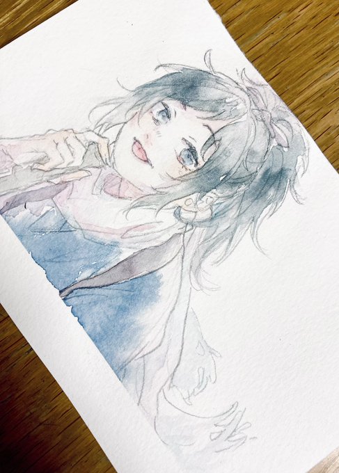 「blue eyes haori」 illustration images(Latest)｜2pages
