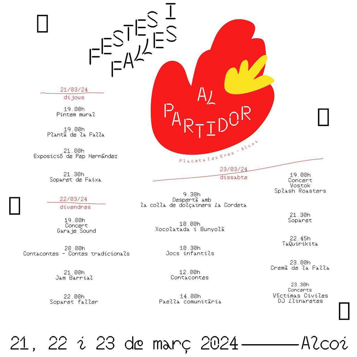 Visca les #FallesCombatives d'El Partidor i la seua gent!