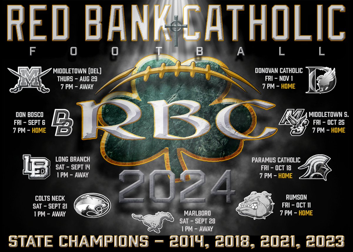 Showdown_Art's tweet photo. RED BANK CATHOLIC FOOTBALL 2024... Thanks to @CoachLangeRBC and the @RBCCaseys for the opportunity to create this graphic! @MiddletownFB @DBP_Football @football_lbhs @CNHSAthletics @mhsmustangsfb @RFH_Football @PCFB_Paladins @MiddsouthNation @DCFBrecruits https://t.co/WSz40MrRMf
