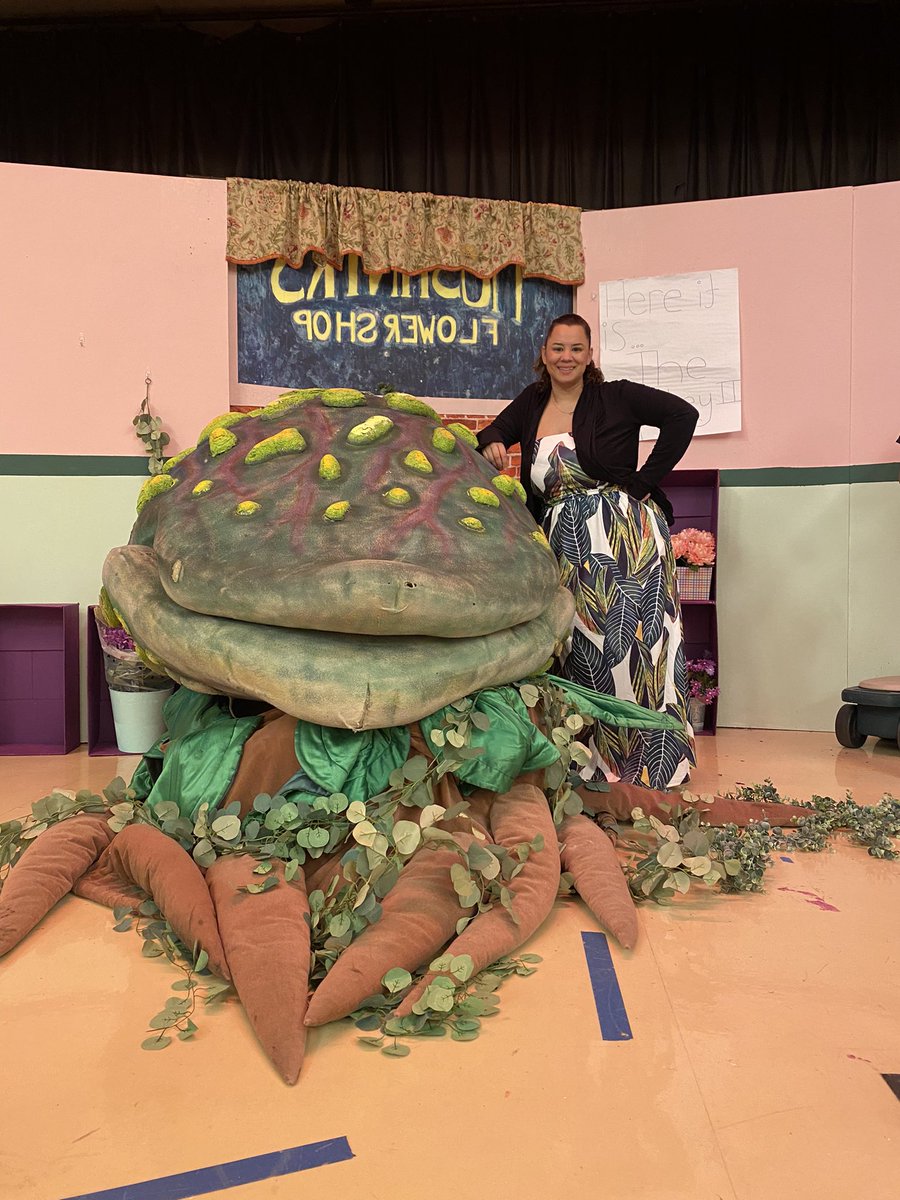 ArenasMrs's tweet photo. What an amazing performance.  Great job to this cast and crew.  Little shop of horrors 2024 @msjford216 https://t.co/zj6XWEf6m6