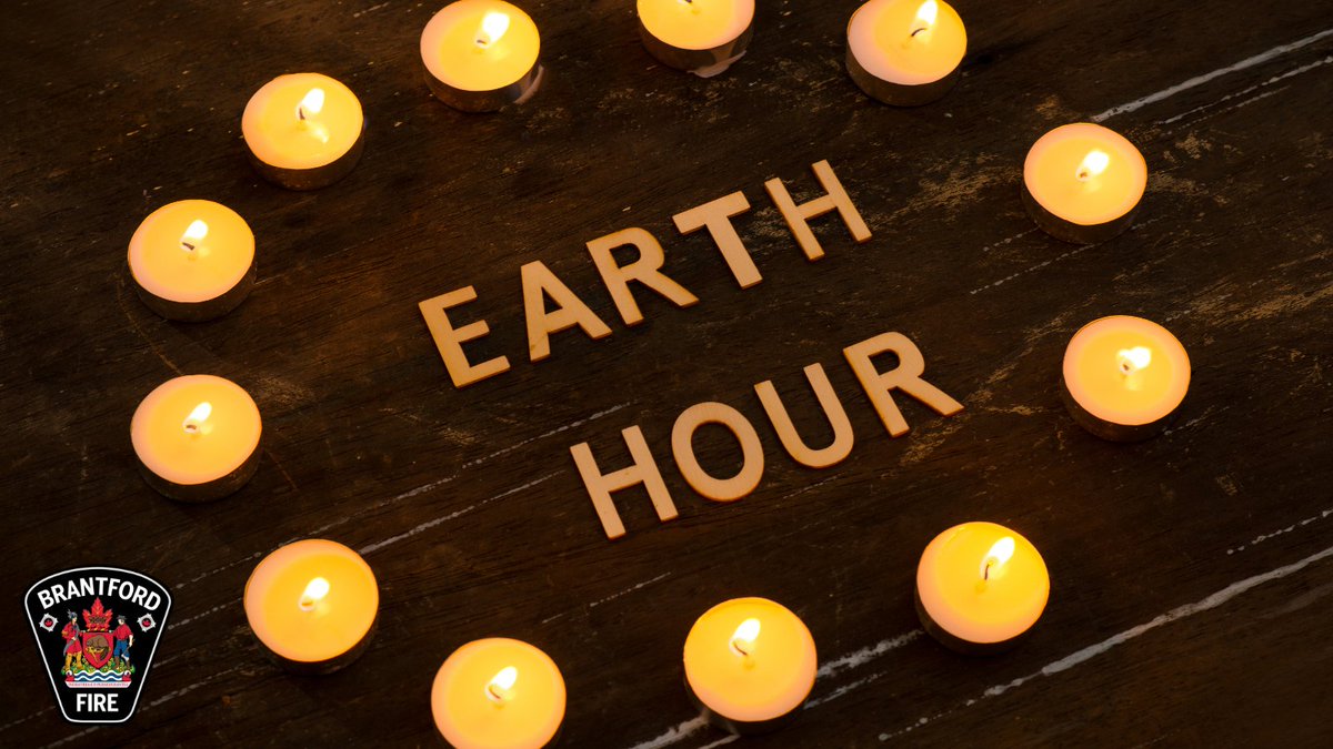 Earth Hour is happening tonight, Saturday, March 23rd, 2024 from 8:30-9:30p.m. Switch off non-essential lights for 60 minutes and spend that time doing something positive for our planet! If you plan to use candles as a light source during Earth Hour please be cautious: 🕯️Never