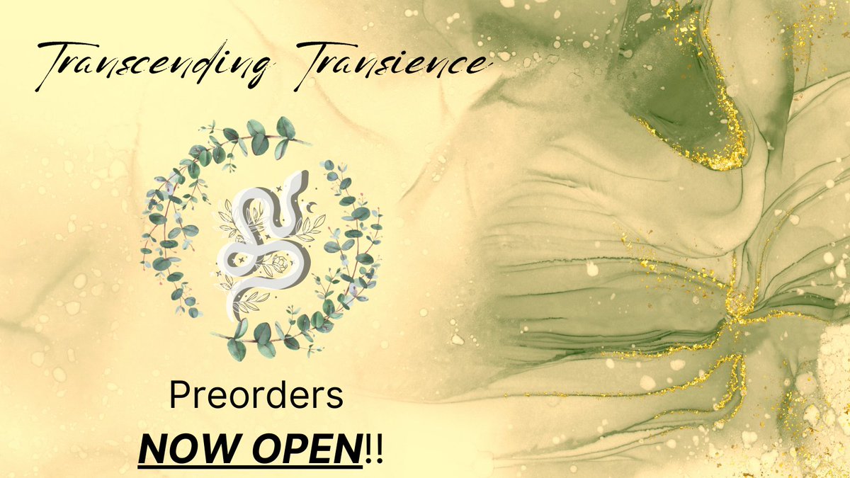 🐍PREORDERS OPEN🐍

The Doctor will see you now~🐍

We are delighted to announce that preorders for 'Transcending Transience' are open until May 5th! Secure your favorite bundle before they're all gone!

Check the thread below for details on each of our available offers!🧵