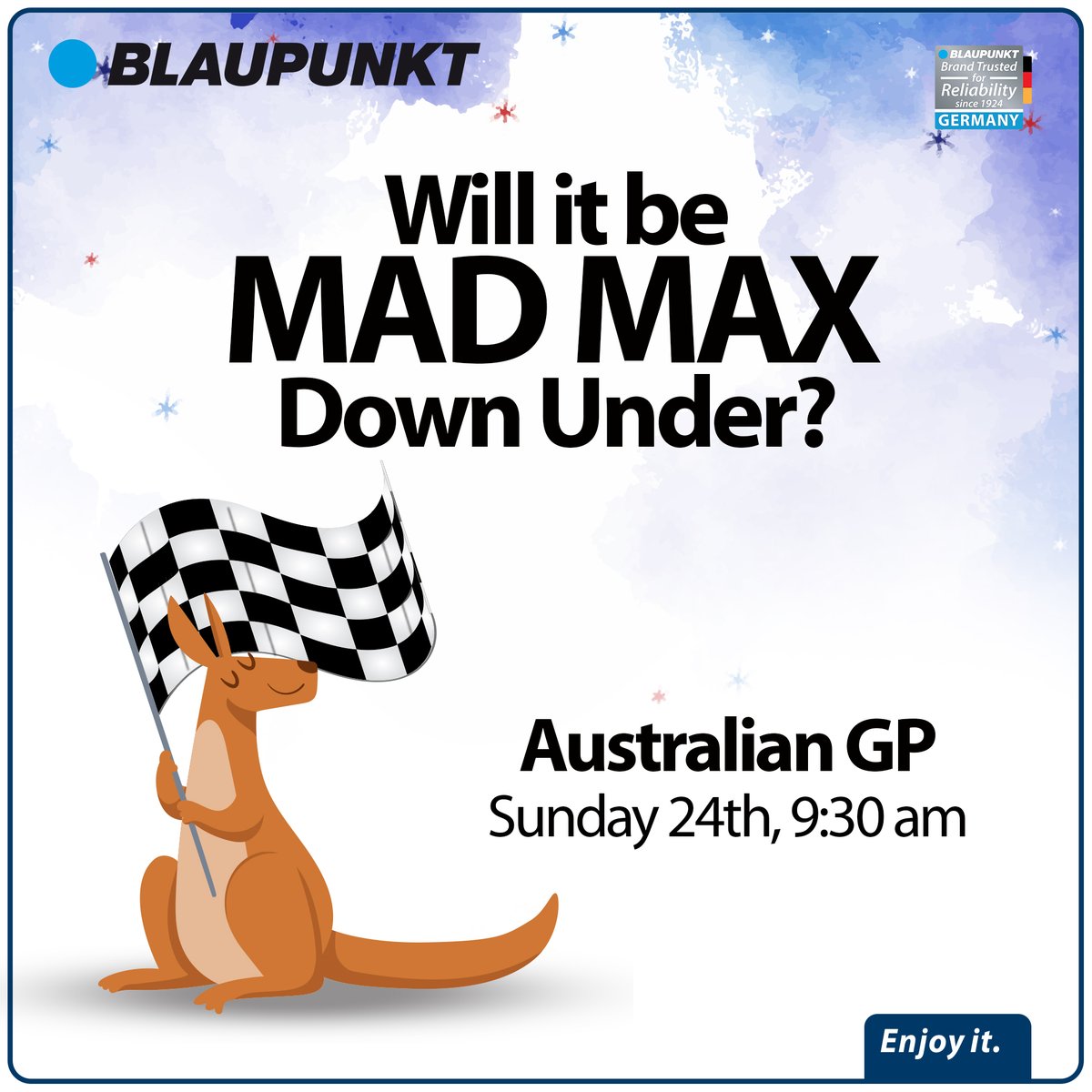 Thunder Down Under! Will Mad Max lead from the front. Or will somebody else (Hamilton or George, we hope) go up front. It's going to be a great race so warm up your engines! #F1 #AustralianGP #madmax #LewisHamilton #Formula1