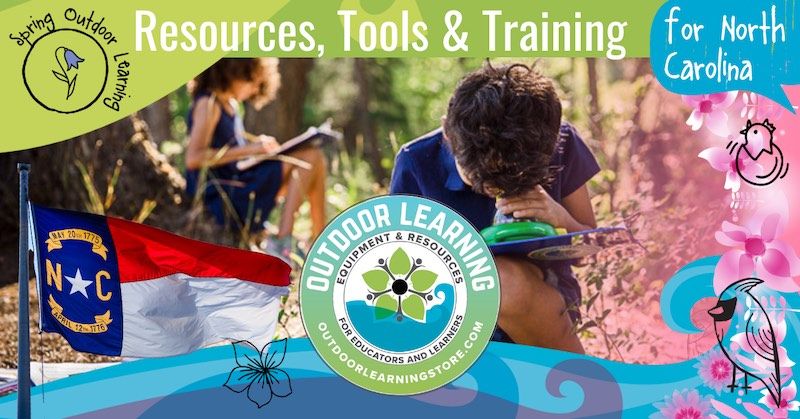So much to love this spring from @TheOLStore! Check out their curated resource and events list for North Carolinians, including webinars, learning materials and supplies, and professional development courses, on their website at outdoorlearningstore.com/2024/03/01/nor….