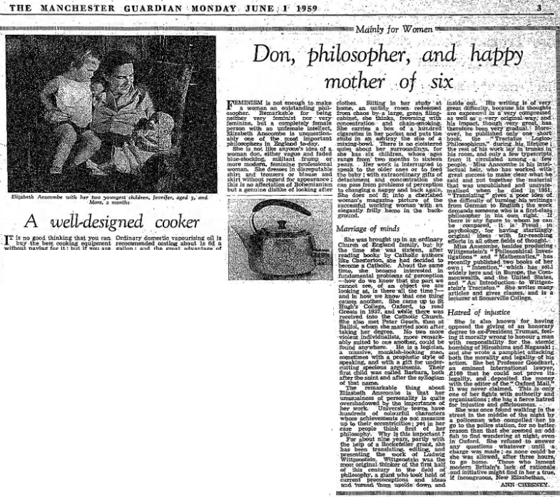 J_H0USTON's tweet photo. GEM Anscombe, @guardian, June 01, 1959 https://t.co/wiha5NpIO9
