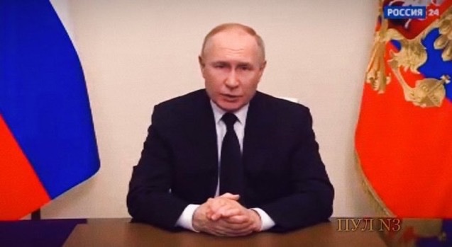 “All the perpetrators of the Moscow att@cks have been found and det@ined” — Russian President, Vladimir Putin.