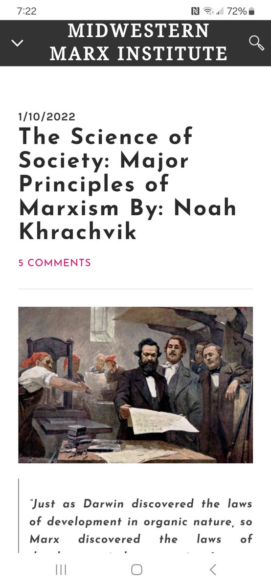 'The Science of Society: Major Principles of Marxism' 
By #NoahKhrachvik 
@khrachvik @MidwesternMarx

#NoahKhrachvik #MidwesternMarx #Marxism #MarxismLeninism #Communism #Socialism #Marx #Engels #Marxist #Communist 

midwesternmarx.com/articles/the-s…