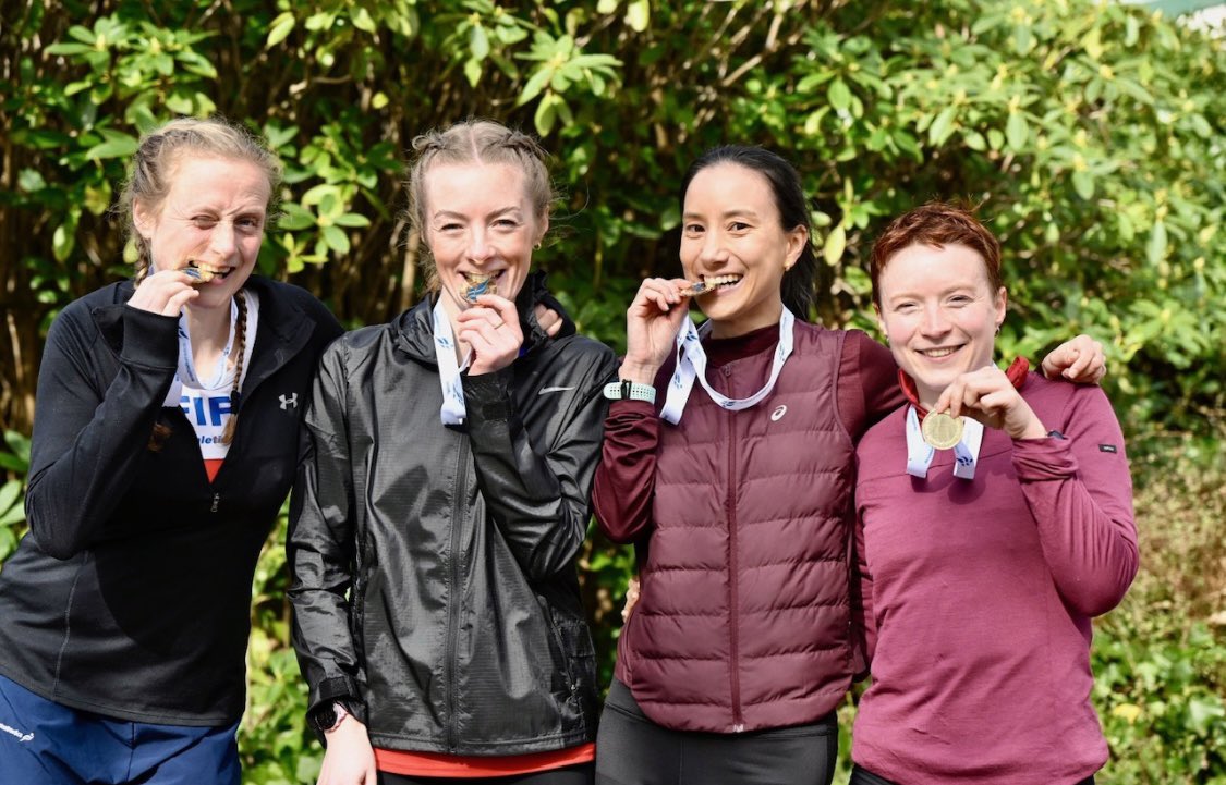 LIVINGSTON #SALtogether Women’s race at National Road Relays at Livingston 1 @FifeAC 2 @EdinburghAC 3 @ShettlestonHarr 📷 @Bobby_ThatOneMo