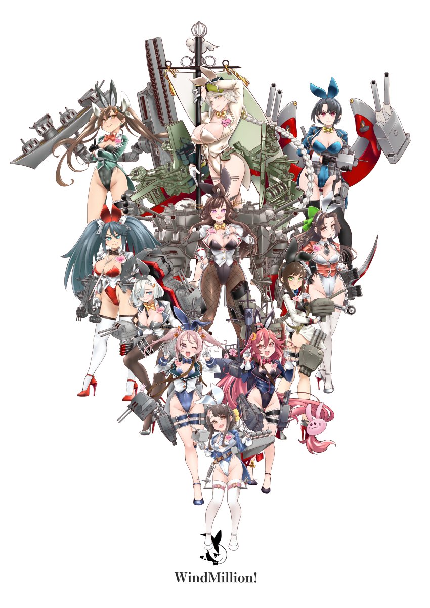 艦娘バニー集合絵2023