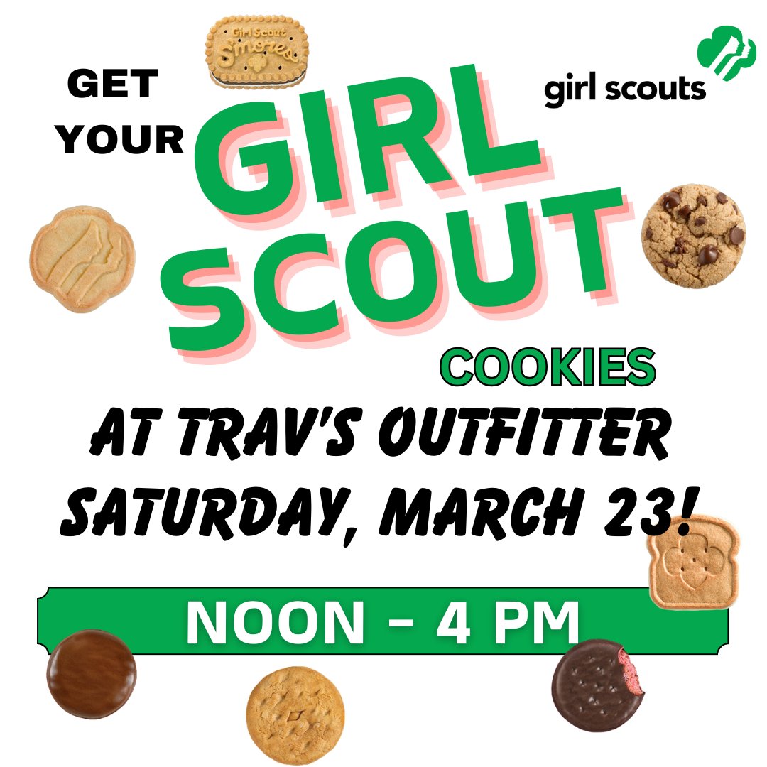 The Castlewood Girl Scouts will be selling Girl Scout cookies at the store today from noon to 4 pm! Be sure to stop in and stock up!🍪