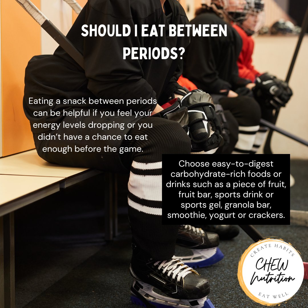 Here's a couple reasons you might want to consider a snack during your next game from @chew_nutrition