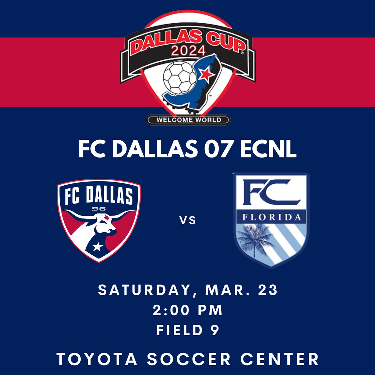 It’s game day and Day One ☝🏻 @dallascup‼️ We are looking forward to get back on the pitch and defending our back ✌🏻 back championships. #DTID | #HeartAndHustle @FCDwomen | @FCDallas ⏰2pm 📍Toyota Soccer Center | Field 9