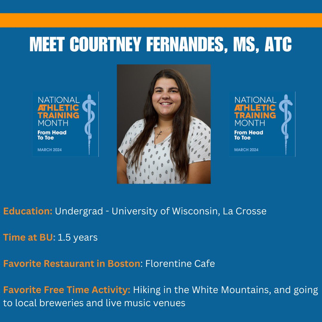 Meet Courtney! 
Courtney coordinates care for women’s lacrosse. She is also one of our amazing orthopedic residents. She has made such a positive impact on our staff. Thank you for all that you do!