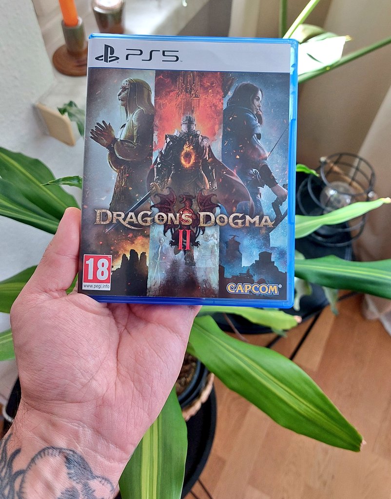 I'm up for it. It starts tonight. I'm excited.
🗡🖤🔥🦁⚔️
#DragonDogma2
#PlayStation5
