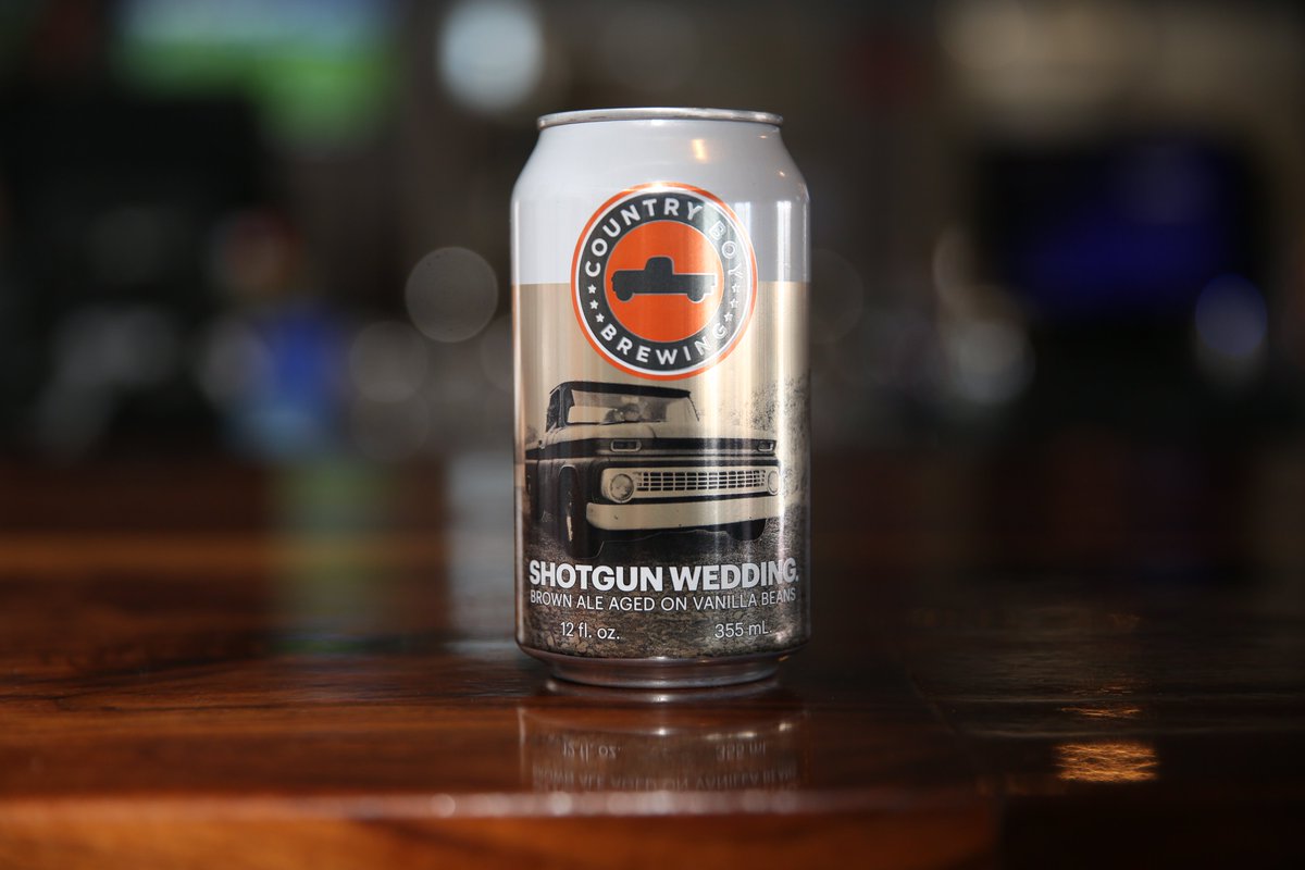 Aged on real Vanilla Beans, Shotgun Wedding has a hint of sweetness to perfectly balance the roasted malts in this brew. Grab a six pack today for the weekend!