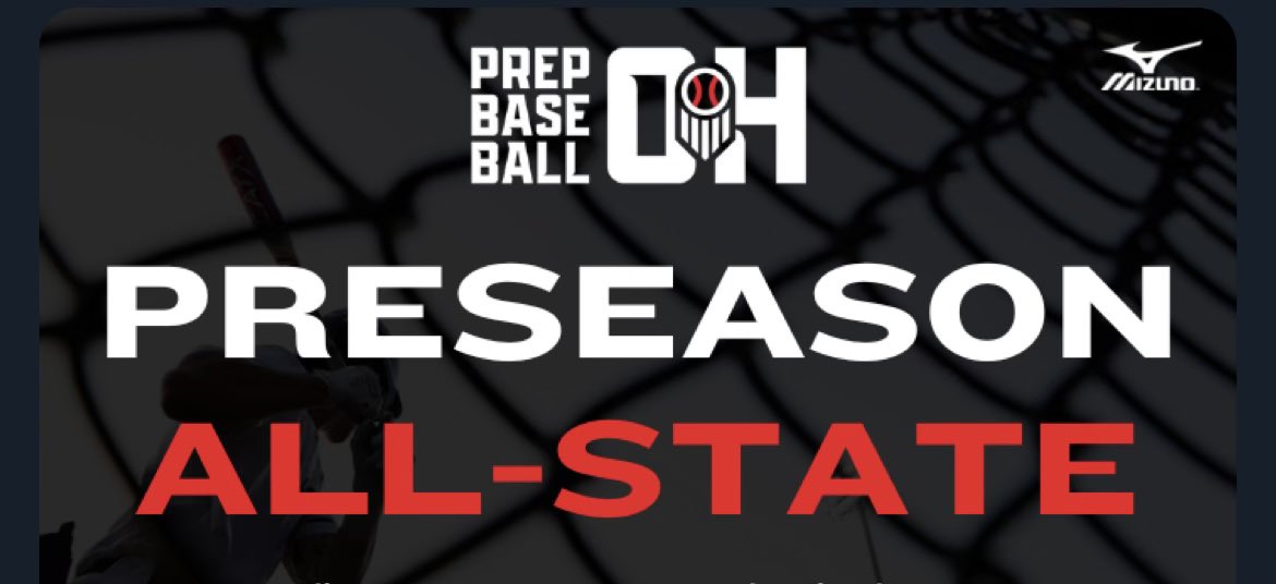 Thanks to <a href="/PrepBaseballOH/">Prep Baseball Ohio</a> and all the coaches who helped me along the way! Such an honor to be named to the All State Team! <a href="/ODUBaseball_/">ODU Baseball</a> <a href="/mvcaathletics/">MVCA AD</a> <a href="/mvcaoh/">MVCA</a> <a href="/Curleyhitting/">Chris Curley</a>