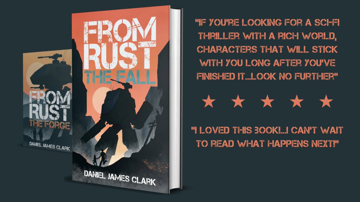 Vulpine Press (@vulpine_press) on Twitter photo Check out some of the 5* reviews for Daniel James Clarks' epic sci-fi book The Forge!
Book 2, The Fall coming soon!
US: shorturl.at/BEJK7
UK: shorturl.at/cfpFR
<a href="/DClarkWords/">Daniel J Clark</a> #bookreview #amreading #scifi #mech #militaryscifi #booktwitter Check out some of the 5* reviews for Daniel James Clarks' epic sci-fi book The Forge!
Book 2, The Fall coming soon!
US: shorturl.at/BEJK7
UK: shorturl.at/cfpFR
<a href="/DClarkWords/">Daniel J Clark</a> #bookreview #amreading #scifi #mech #militaryscifi #booktwitter