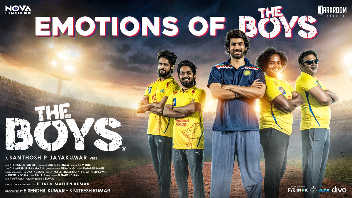 Don't miss out on the special video from #TheBoys #EmotionsOfTheBoys is out now - check it out and dive into the world of boys emotions. youtu.be/TesseHurwuo #TheBoysFromMarch29th #ArunGautham #NovaFilmStudios @darkroompic @proyuvraaj