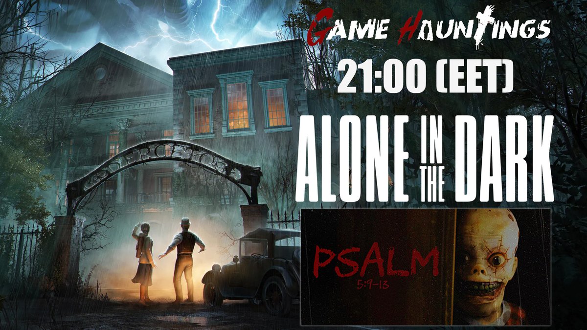GameHauntings's tweet photo. Its Saturday, you know what that means, right ?
Haunted Night Stream 21:00 (EET)
Watch Us Live Here ๐
https://t.co/bQqVCKiw7g
https://t.co/EtF3wY5B3o
#AloneInTheDark #Psalm #HauntedNight #Hauntedstream #HorrorGames #HorrorChannel #HauntedChannel #Gamehauntings https://t.co/FOgC0ENTRi