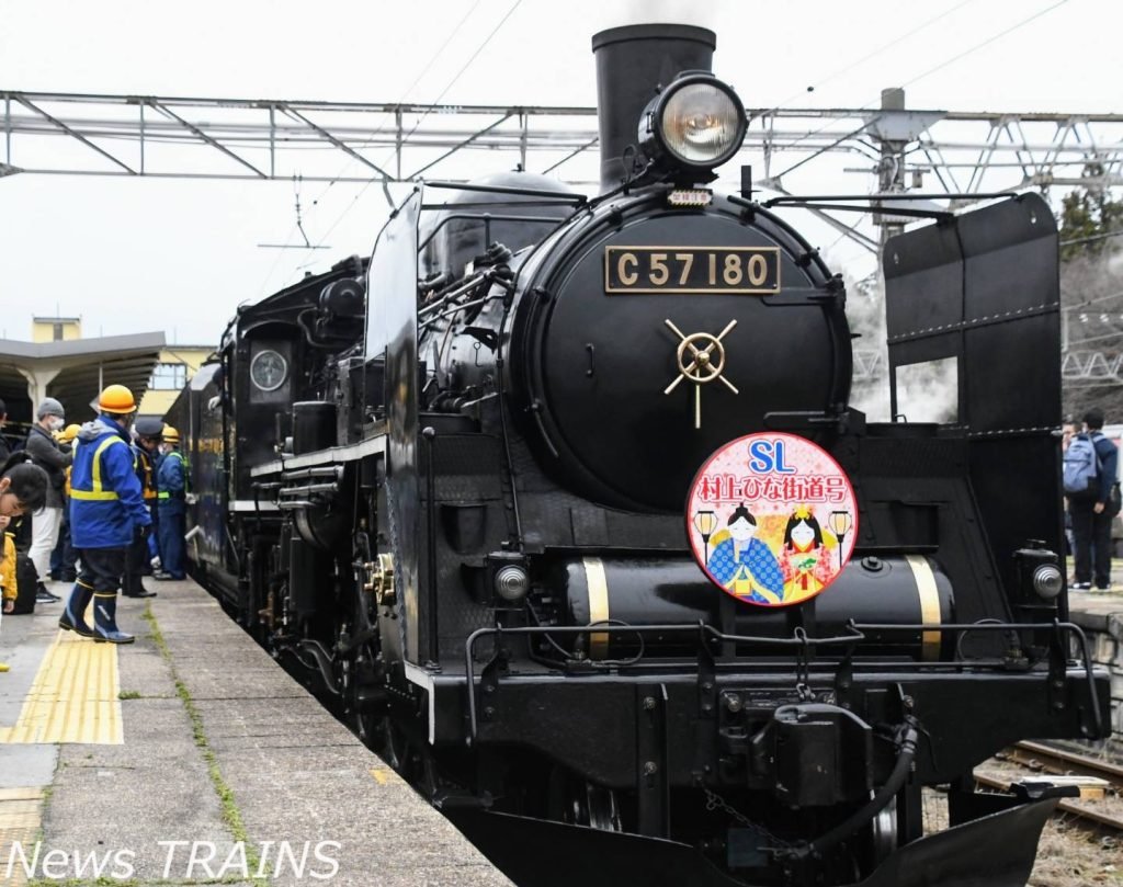 東日本旅客鉄道】新津～村上駅間をC57とELが数年ぶりに駆け抜けた