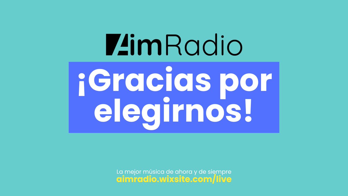 AimRadio_es tweet picture