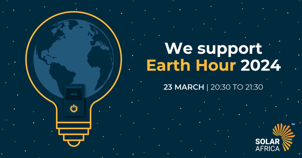🌍 As the day starts to wrap up, we're happy support #EarthHour this evening 🌍

While South Africans have already donated a LOT of hours without electricity, we can still use this time to raise awareness about environmental issues and inspire a more sustainable future.