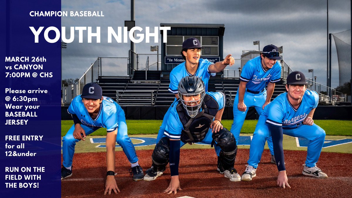 Champion Charger Baseball tweet media