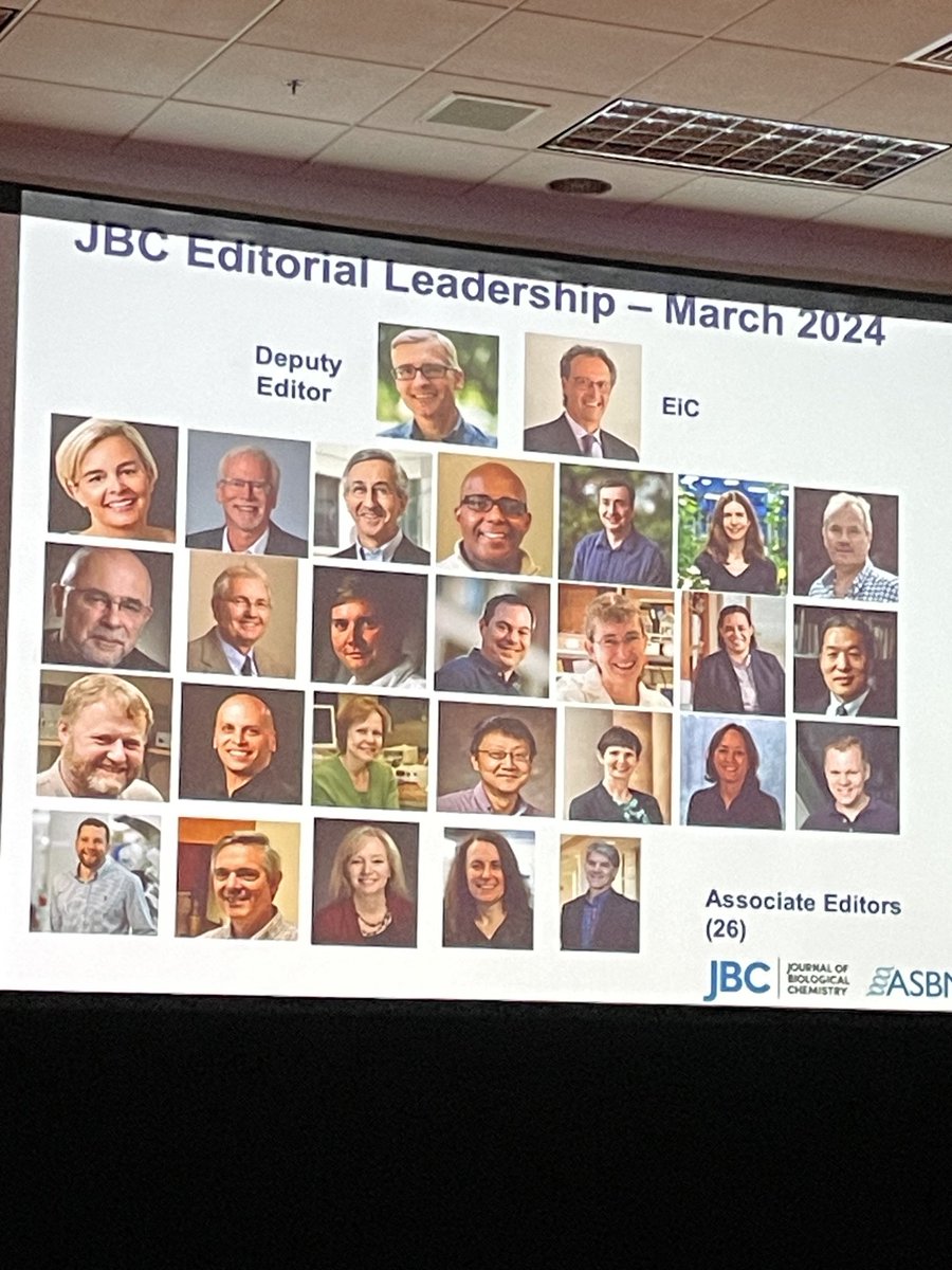 The ⁦@jbiolchem⁩ is run by scientists with not only practicing scientists at the helm but also hundreds more serving as members of our editorial board who review all of the great manuscripts we receive for consideration. ⁦@ASBMB⁩ #discoverbmb