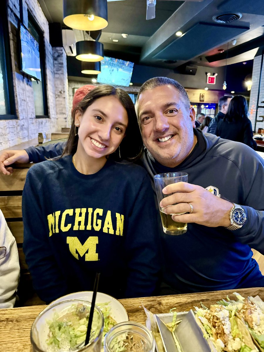 It’s official - our middle daughter Olivia is a Wolverine! Couldn’t be more proud….. #GoBlue