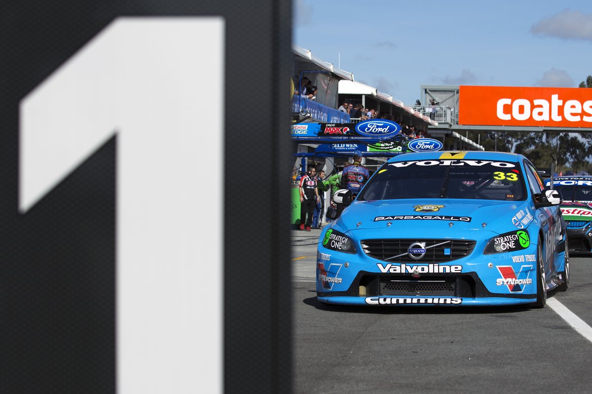 Let's go 10 years back in time to our first #Supercars win, with Scott McLaughlin wrestling the #CyanRacing powered #Volvo S60 V8SC to the top of the field at Barbagallo 🇦🇺!