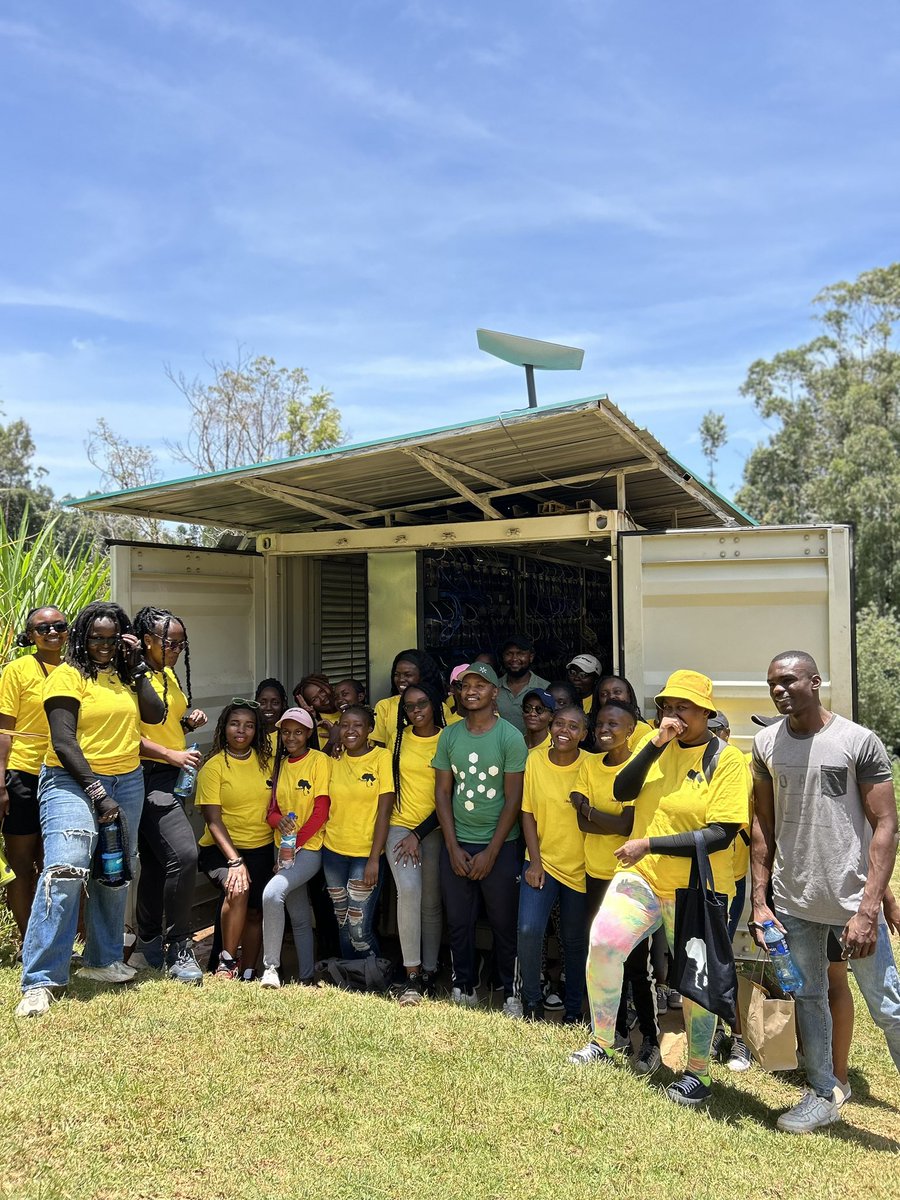 Today, we had the pleasure of visiting the <a href="/GridlessCompute/">Gridless</a> Mining Site in Murang'a and witnessed the mining process firsthand. 

The Gridless team provided a comprehensive walkthrough of the mining process, and our girls even had the opportunity to interact with a WhatsMiner.