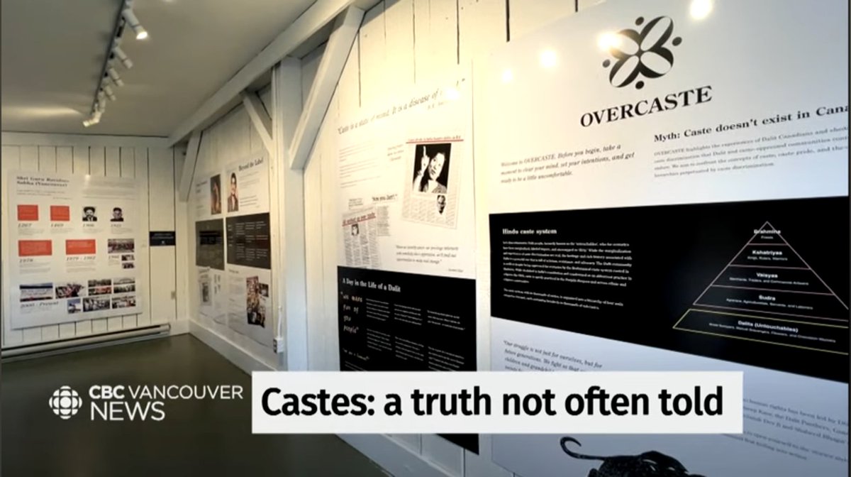 Jai Bhim to @PoeticJFdn for organising such wonderful exhibition on the caste discrimination in Canada. Watch CBC covege here👇 youtu.be/1zIukcRhVlM?si…