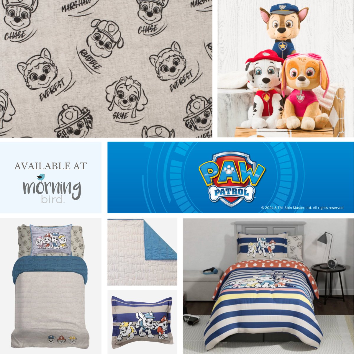 Happy National Puppy Day! Elevate your little one's sleep space with adventure! 🐾✨ Shop our PAW Patrol bedding collection for a paw-sitively delightful bedtime experience.

#PAWPatrol #bedding #MorningBird #Chase #kidsbedding #premiumbedding #characterbedding