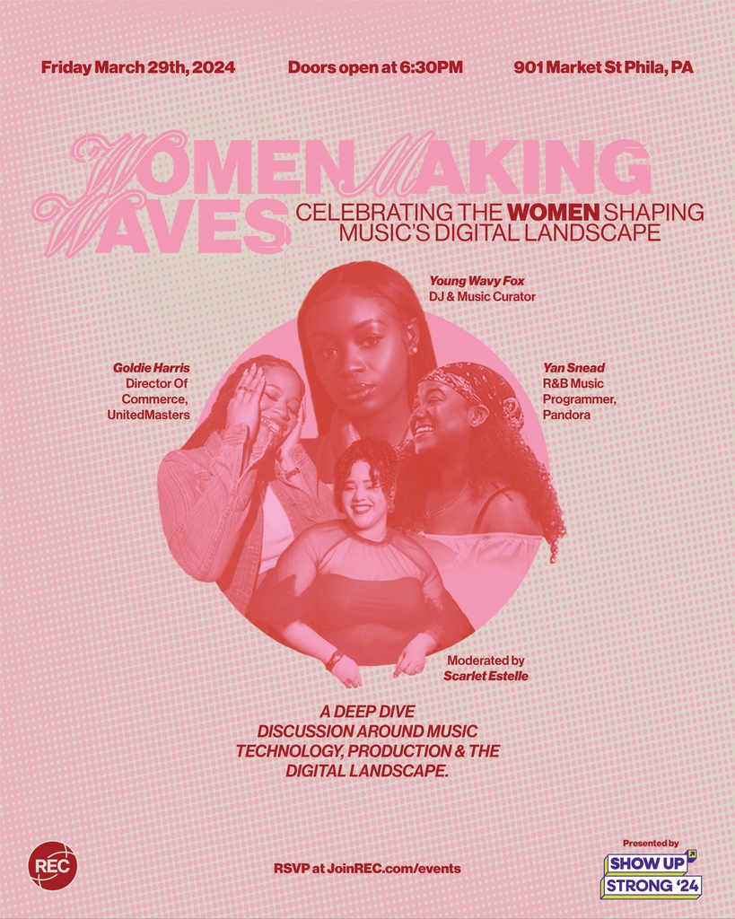 We’re closing out Women’s Month by doing something special for the ladies. Friday, March 29th pull up for Women Making Waves - with Young Wavy Fox, @byGoldieHarris @YanSnead & moderated by @ScarletEstelle 🫶🏾 RSVPs are free but limited so grab yours quick using the 🔗 in bio.