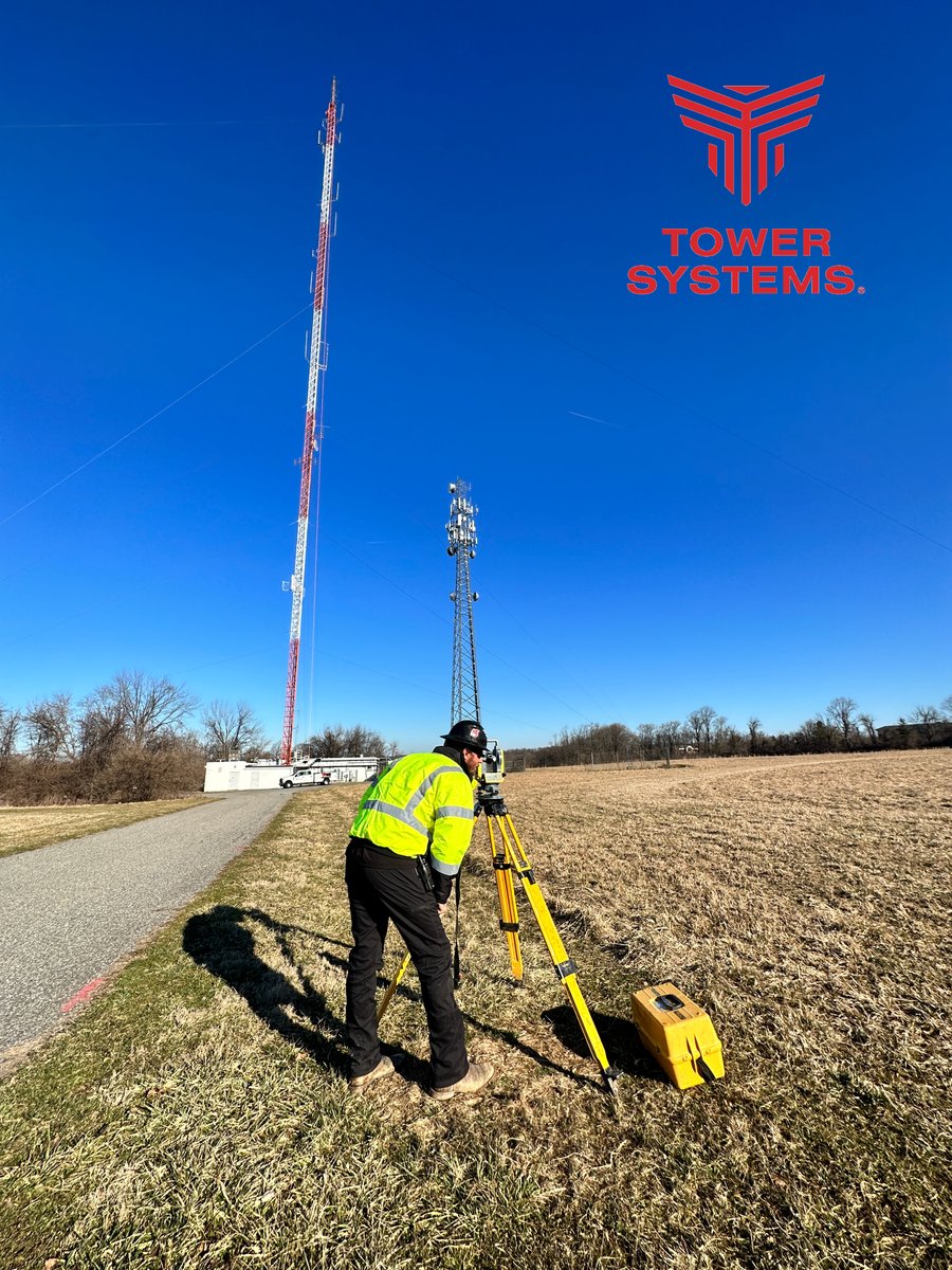 ✅ Setting up for a plumb and tension ➡ ⬆ #werise #telecomtowersafety #towerclimber #workatheight #towermaintenance #telecominfrastructure #safetyfirst #plumbandtension #towertechnician