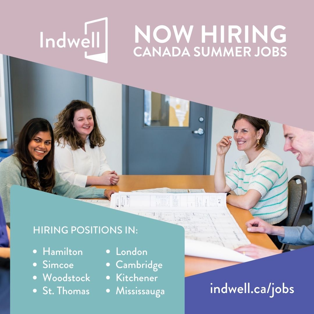 🌞It may be snowy, but Indwell's got summer on the brain! We're now hiring Canada Summer Jobs in all of our regions. Are you passionate about making a positive impact in your community? Check out indwell.ca/jobs for details. #HopeAndHomes #canadasummerjobs