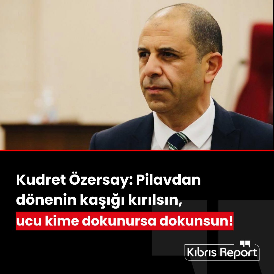 kibrisreport's tweet photo. HP Genel Başkanı Kudret Özersay, KSTU’de yürütülen “sahte diploma” ve “yolsuzluk” soruşturmasına işaret ederek, “Pilavdan dönenin kaşığı kırılsın. Ucu kime dokunursa dokunsun devam” dedi.

@KudretOzersay https://t.co/jhCyVvOZWQ