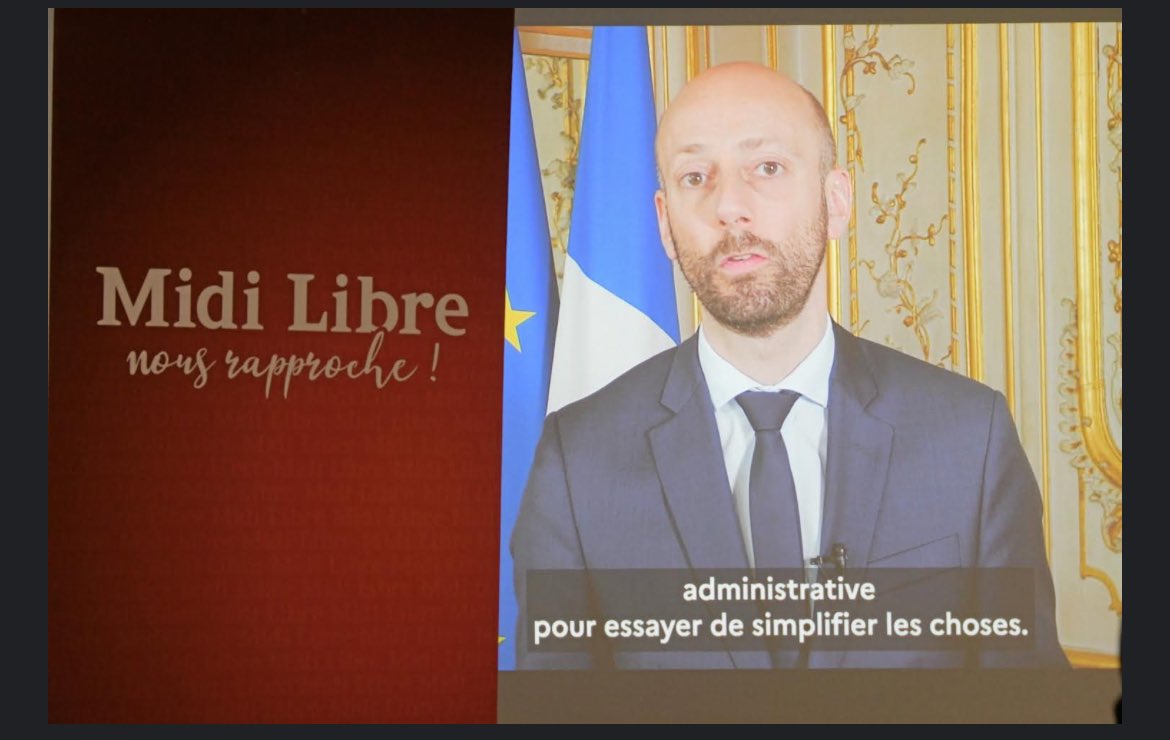 🔴🔴 On parle travail et nouveaux métiers avec les membres du Club Eco du Biterrois de @Midilibre Merci au ministre @StanGuerini et au directeur de @FranceTravail @ThibautGuilluy pour leurs interventions. @medef @Femmes3000L @JBBaylet