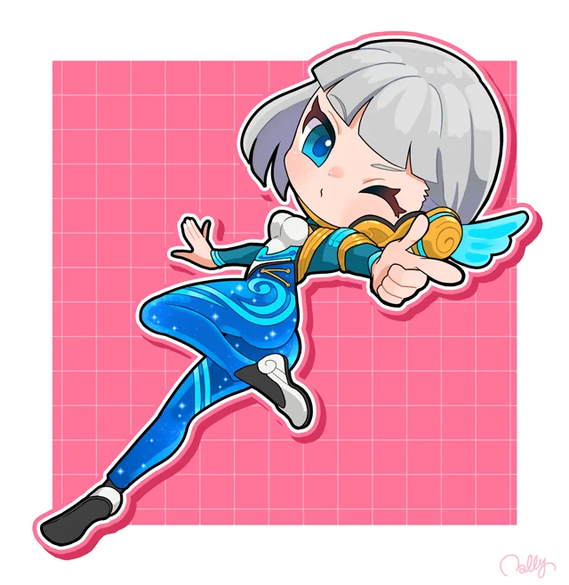 このスキンに一目惚れして使うようになったぐらい大好きのスクリム観ながらお絵描きしました。明日も楽しみ!#OverwatchFanart#Overwatch2 